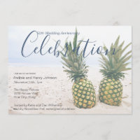 50th Anniversary Beach Wedding Celebration