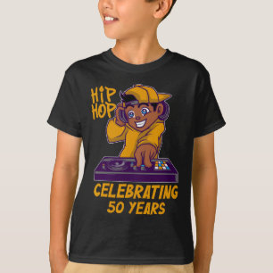 50th Anniversary Black History Dj Dance Rapper Hip T-Shirt