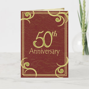 50th Anniversary Book Invitation