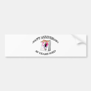 50th. Anniversary Bumper Sticker