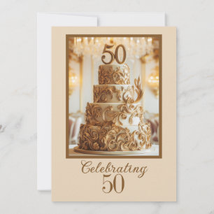 50th ANNIVERSARY CELEBRATION PARTY INVITATION