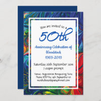 50th Anniversary Celebration Retro Personalised