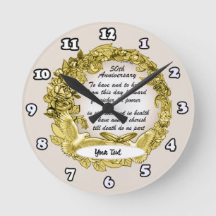 50th Anniversary Clock