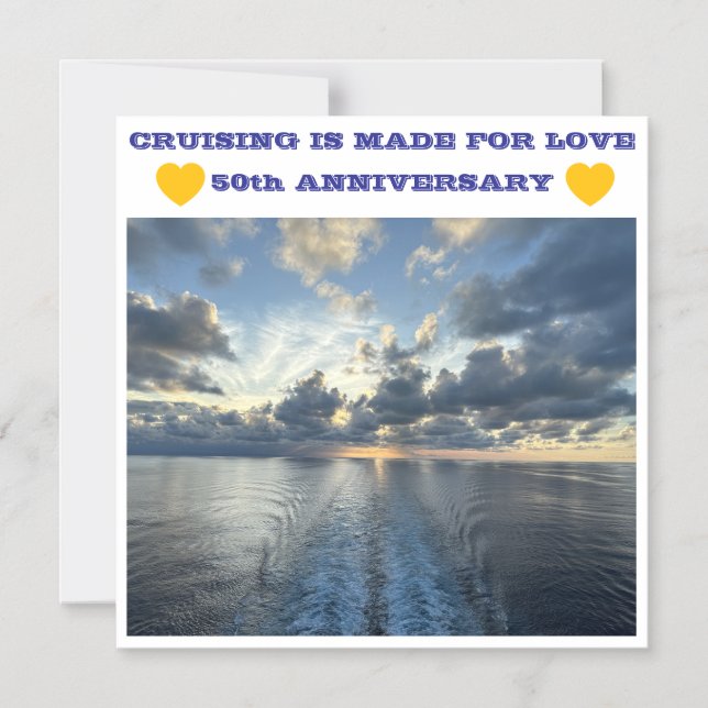 50th ANNIVERSARY CRUISE DOOR MAGNET (Front)