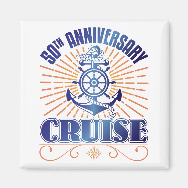 50th Anniversary Cruise Magnet (Front)