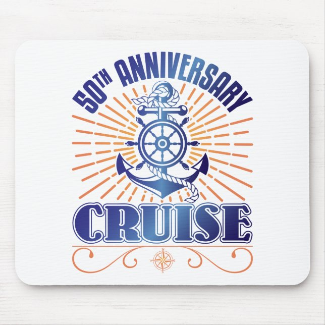 50th Anniversary Cruise Mouse Pad (Front)