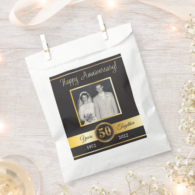 50th Anniversary Favour Bags (Clipped)