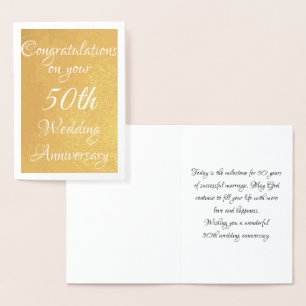 50th Anniversary Foil Card