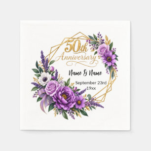 50th Anniversary Gift Napkin