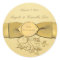 50th Anniversary Gold 1.5" Diameter Round Sticker