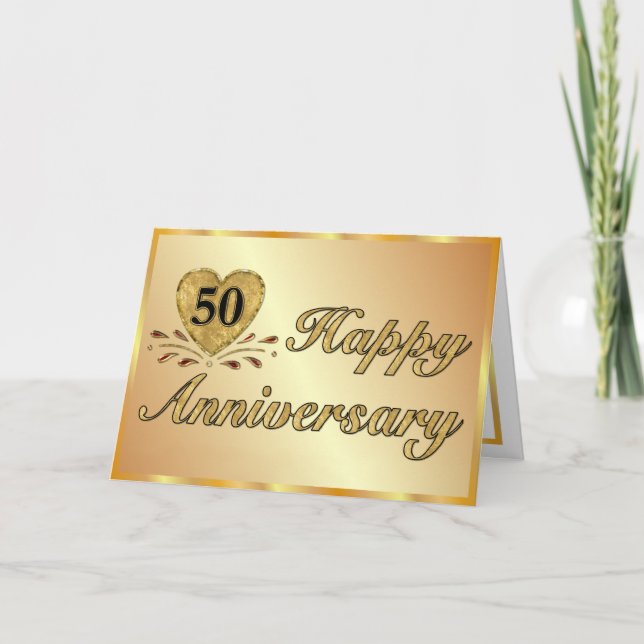 50th Anniversary - Gold Card (Front)