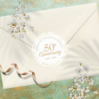 50th Anniversary Gold Dust Confetti