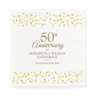 50th Anniversary Gold Love Hearts Confetti