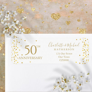 50th Anniversary Gold Signature Return Address