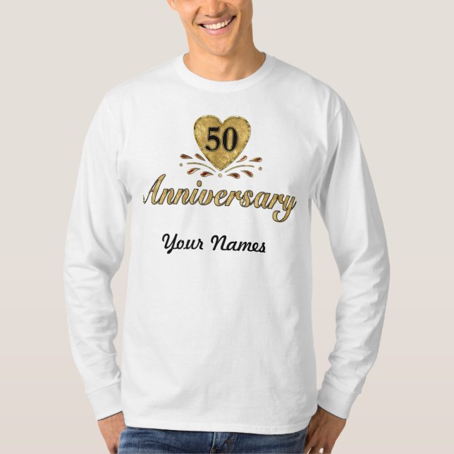 50th Anniversary - Gold T-Shirt (Front)