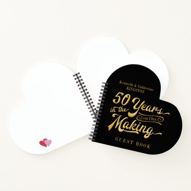 50th Anniversary Guestbook 50 YEARS IN THE MAKING Notebook (Inside)