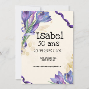 50th Anniversary Invitation
