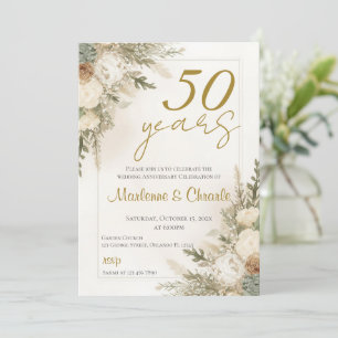 50th anniversary invitation