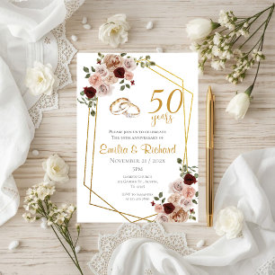 50th anniversary invitation