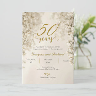 50th anniversary invitation
