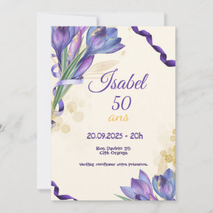50th Anniversary Invitation