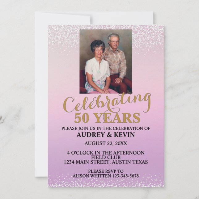 50th Anniversary Invitation (Front)