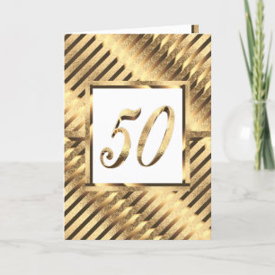 50th Anniversary Invitation Golden Wedding