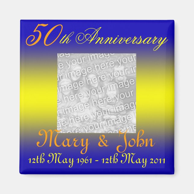 50th Anniversary magnet (Front)