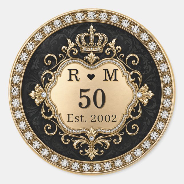 50th Anniversary Monogram Gold Seal (Front)