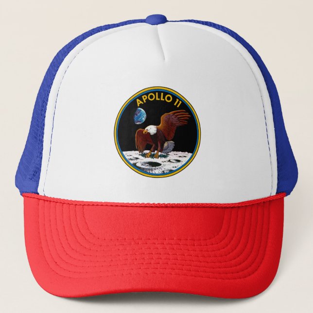 50th Anniversary Moon Landing, Apollo 11 insignia: Trucker Hat (Front)