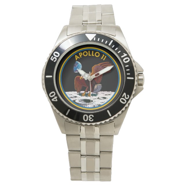 50th Anniversary Moon Landing, Apollo 11 insignia: Watch (Front)
