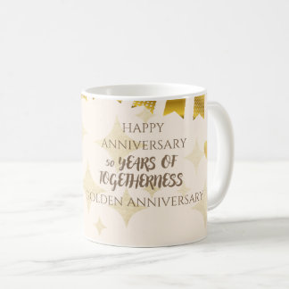50th Anniversary Mug – 50 Years of Togetherness Gi