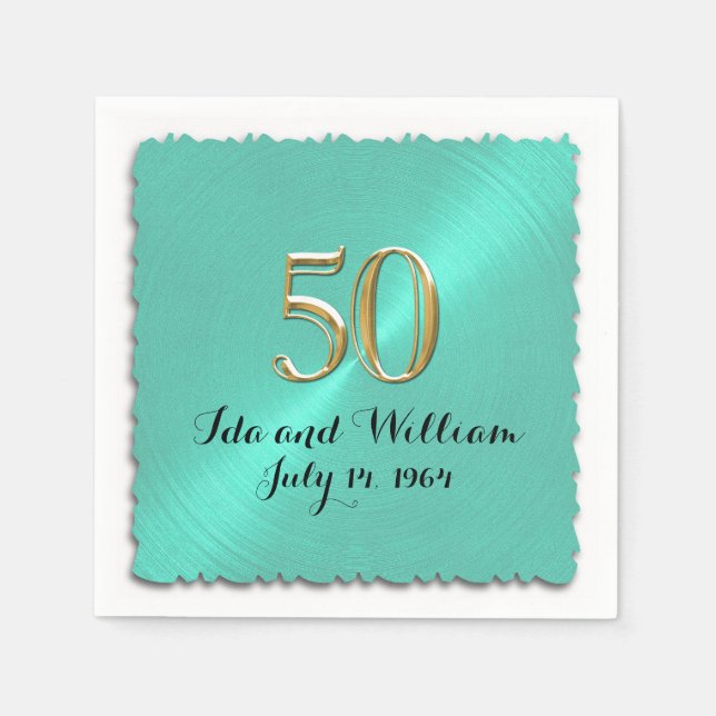 50th Anniversary Napkin (Front)