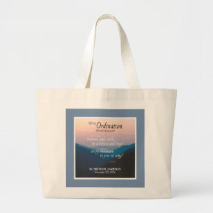 50th Anniversary of Ordination Congratulations Large Tote Bag