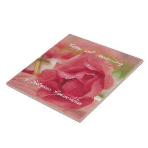 50th Anniversary of Religious Consecration Rose Tile