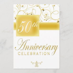 50th Anniversary Party Invitation