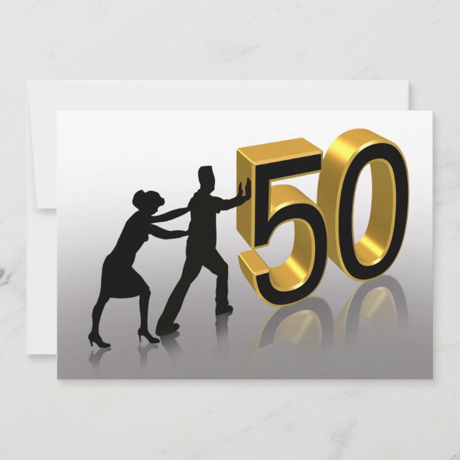 50th Anniversary Party Invitation (Front)