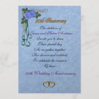 50th anniversary party invitation for parents