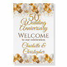 50th Anniversary Party Welcome Balloon
