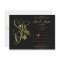 50th Anniversary Save the Date Calendar Gold Heart