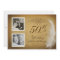 50th Anniversary Vintage Feather 2 Photo Invites