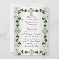 50th Anniversary vow renewal Irish Unity knot