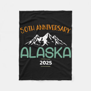 50th Anniversary Wedding Alaska Cruise 2026 Matchi Fleece Blanket