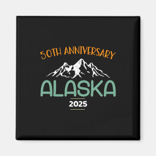 50th Anniversary Wedding Alaska Cruise 2026 Matchi Magnet