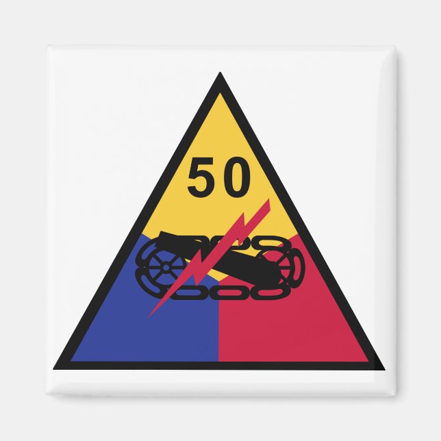 50th Armoured Division Magnet (Front)