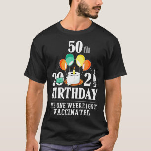 50th bday gifts 50 Years old happy birthday gift V T-Shirt
