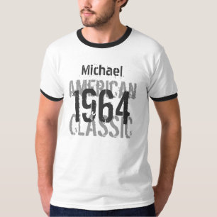 50th Birthday 1964 American Classic Black White T-Shirt
