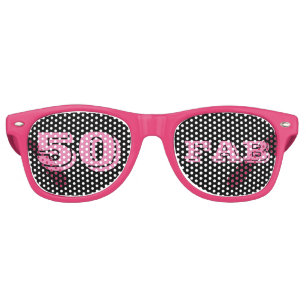 50TH BIRTHDAY 50 FAB SUNGLASSES SHADES