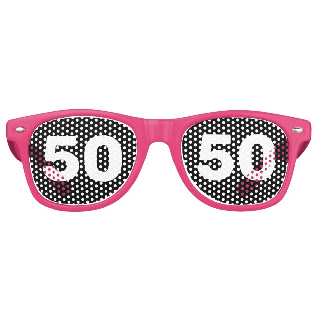 50TH BIRTHDAY 50 NOVELTY SUNGLASSES SHADES (Front)