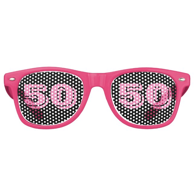50TH BIRTHDAY 50 NOVELTY SUNGLASSES SHADES (Front)